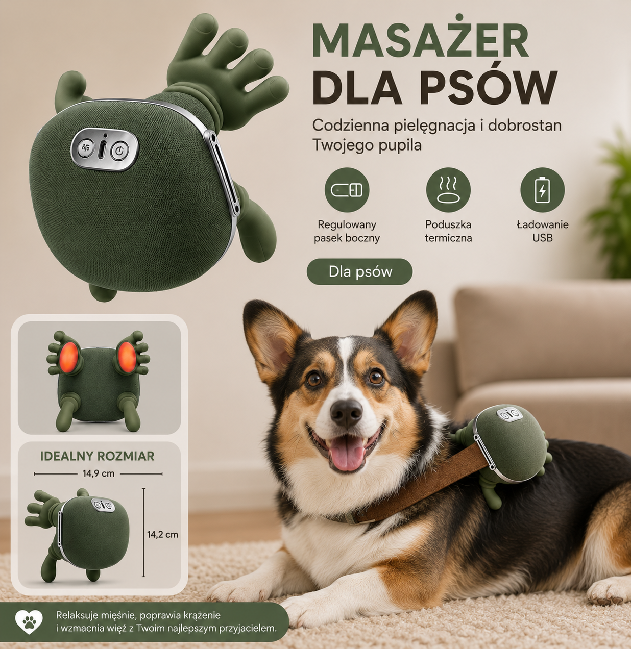 Elektryczny Masażer 4D do Ciała